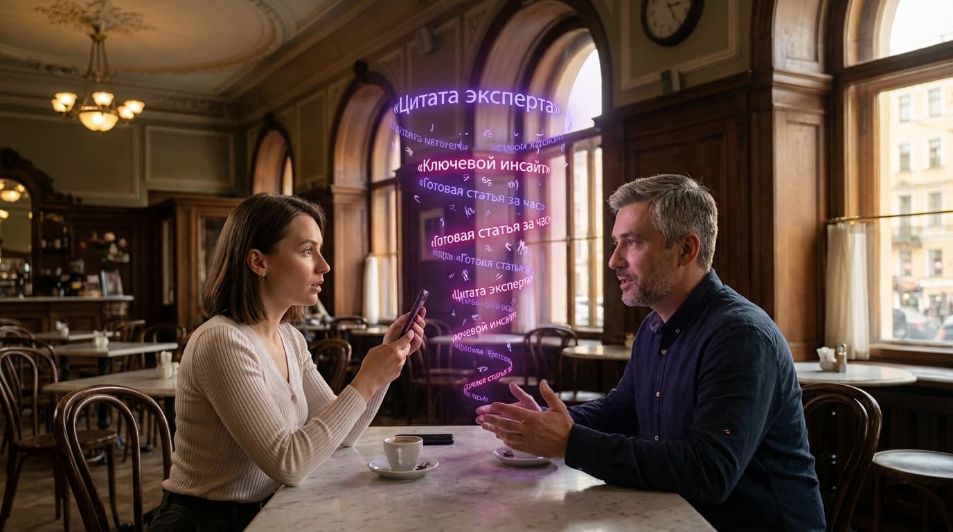 Как ускорить создание экспертного контента через интервью