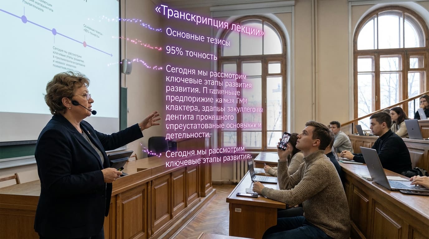Транскрибация вебинаров: доступность и эффективность обучения