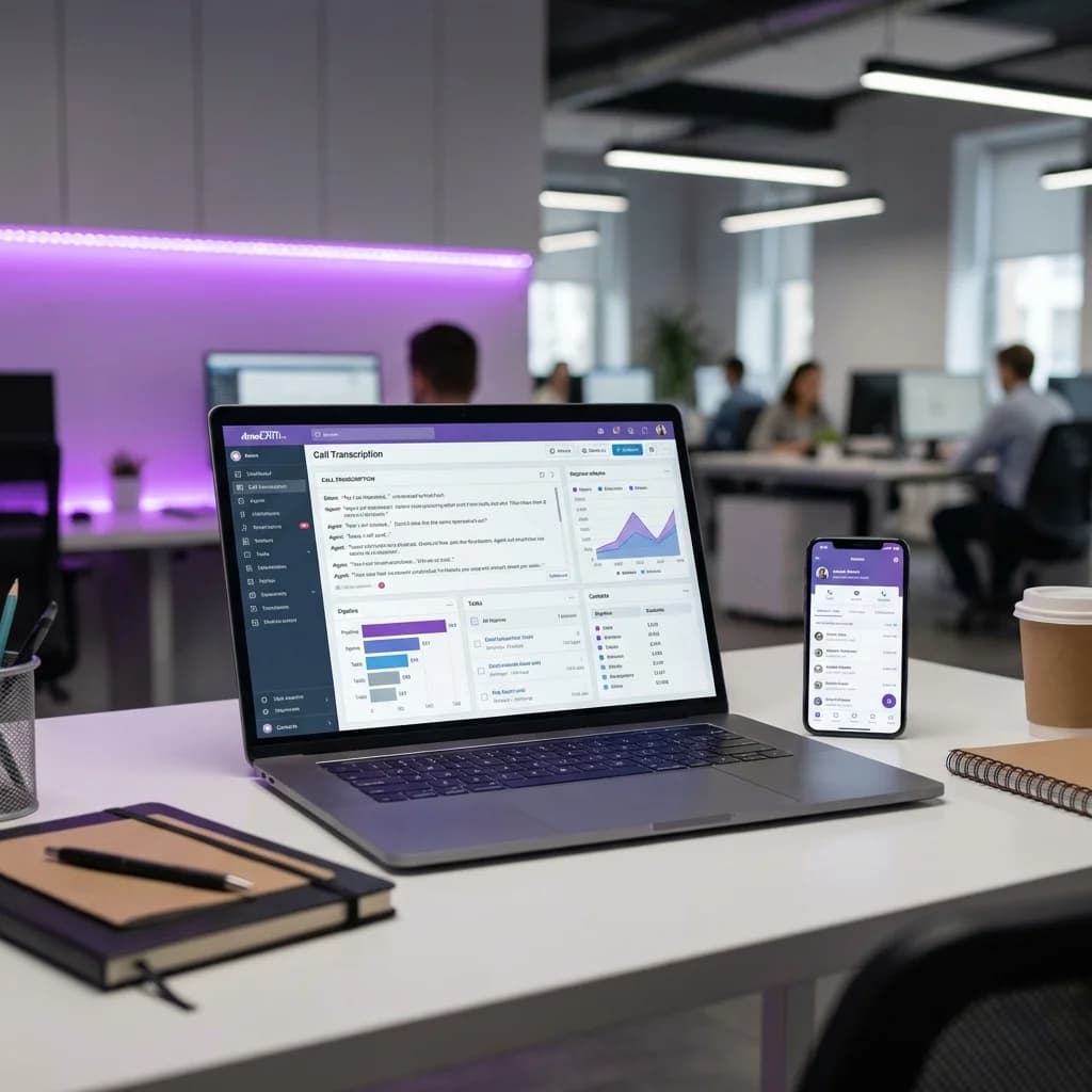 Войси интегрировалась с amoCRM: транскрибация и анализ звонков