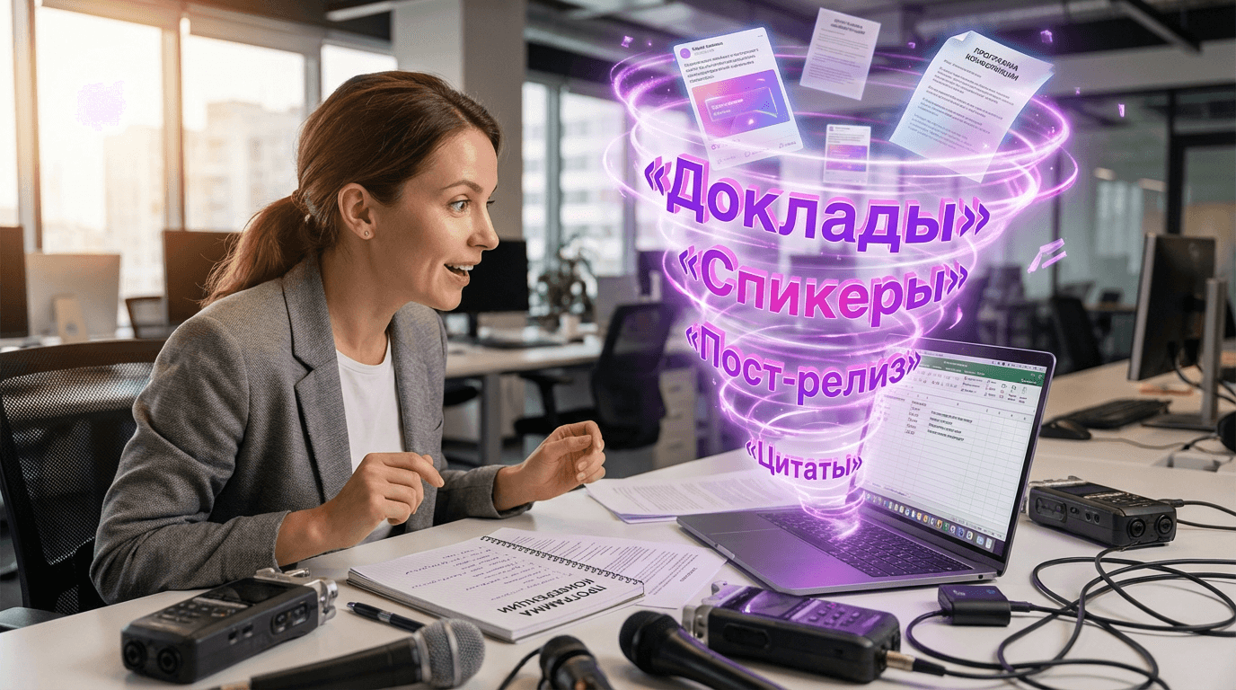 Транскрибация конференции: руководство для организаторов мероприятий